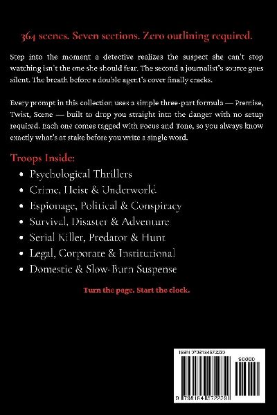 364 Thriller & Suspense Writing Prompts