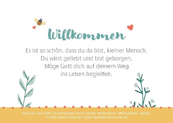 Du bist geliebt, kleiner Schatz