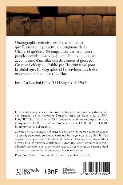 Uranographie chinoise ou Preuves directes que l'astronomie primitive est originaire de la Chine