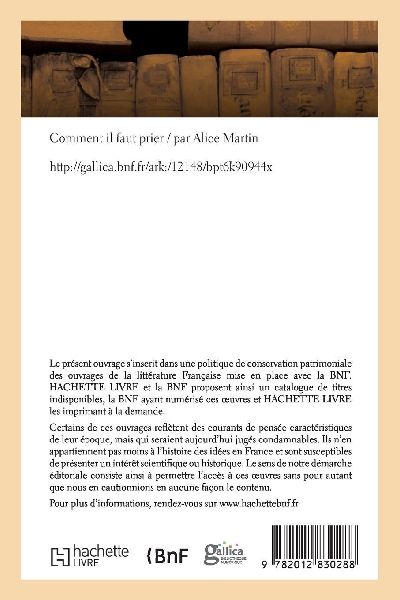 Comment il faut prier