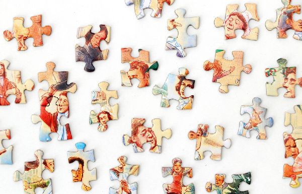 Die Welt von "Eine Weihnachtsgeschichte" - 1000 Teile Puzzle + Poster