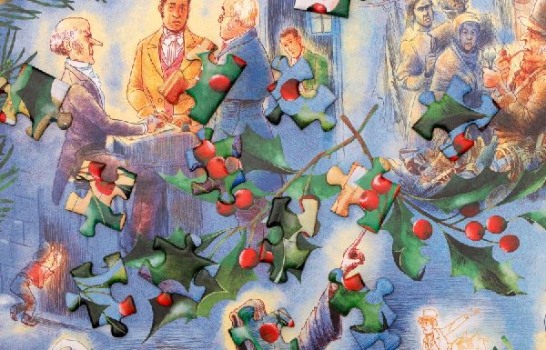 Die Welt von "Eine Weihnachtsgeschichte" - 1000 Teile Puzzle + Poster