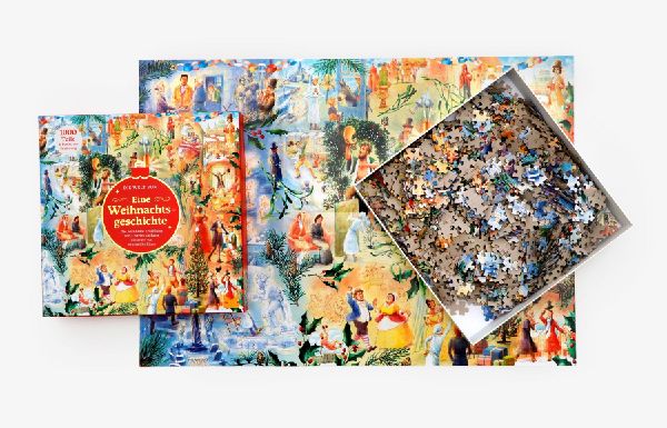 Die Welt von "Eine Weihnachtsgeschichte" - 1000 Teile Puzzle + Poster