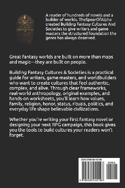 Building Fantasy Cultures & Societies