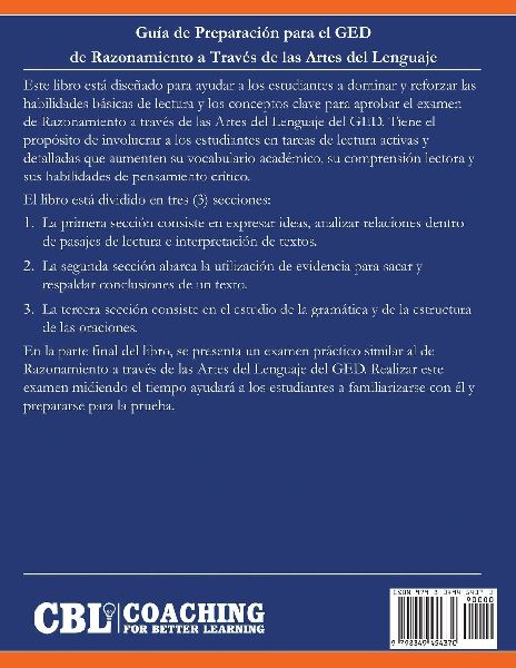 Guía de Preparación para el GED  de Razonamiento a Través de las  Artes del Lenguaje
