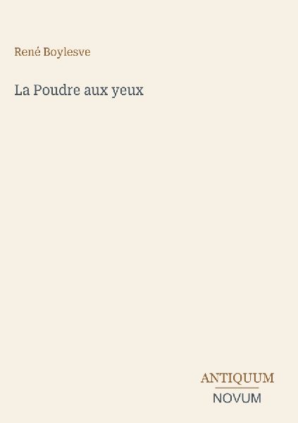 La Poudre aux yeux