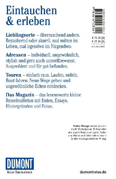 DUMONT Reise-Taschenbuch Reiseführer Madagaskar