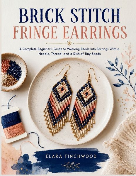BRICK STITCH FRINGE EARRINGS