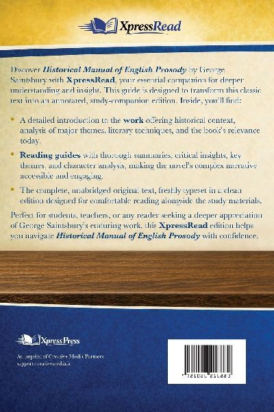Historical Manual of English Prosody (Cram Edition)