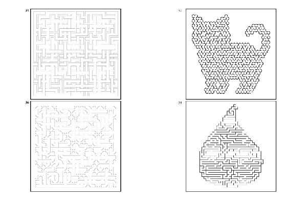 Labyrinthe - Das große Rätselbuch mit 160 Labyrinthen - 160 Wege.