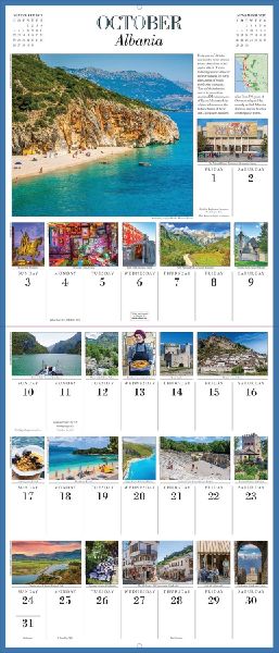 1,000 Places to See Before You Die Picture-A-Day® Wall Calendar 2027