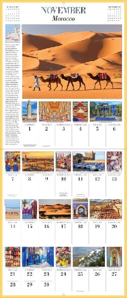 1,000 Places to See Before You Die Picture-A-Day® Wall Calendar 2027