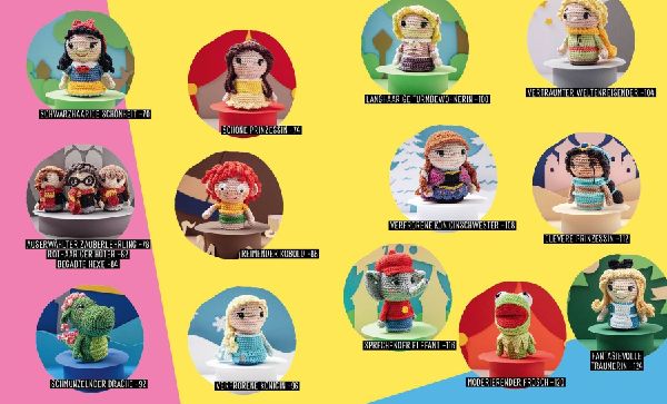 Helden der Kindheit & mehr - Die süße Amigurumi-Sammlung für Disney-Fans