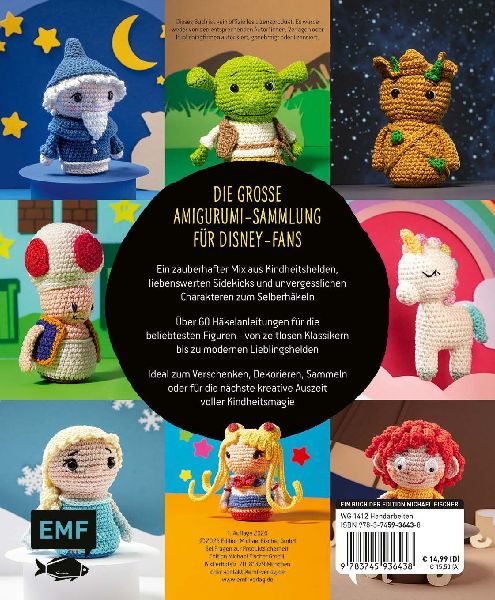 Helden der Kindheit & mehr - Die süße Amigurumi-Sammlung für Disney-Fans