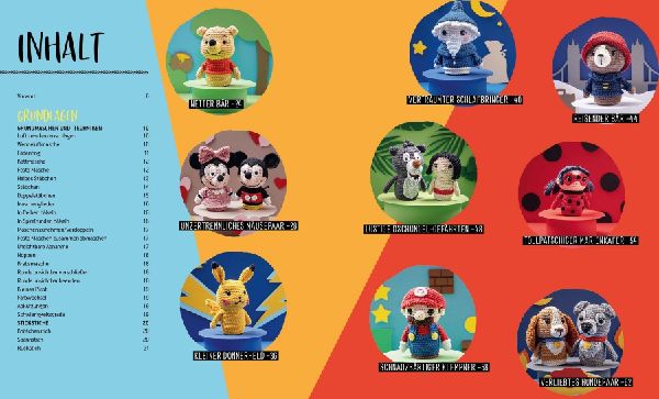 Helden der Kindheit & mehr - Die süße Amigurumi-Sammlung für Disney-Fans