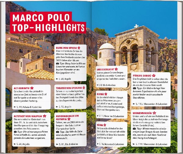 MARCO POLO Reiseführer Peloponnes