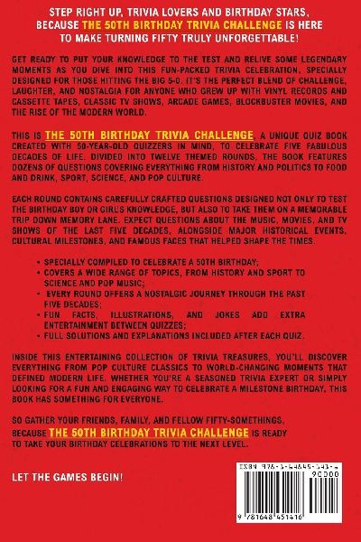 The 50th Birthday Trivia Challenge