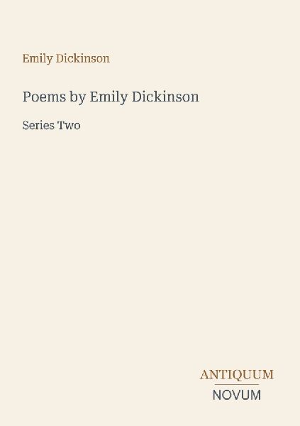 Poems by Emily Dickinson