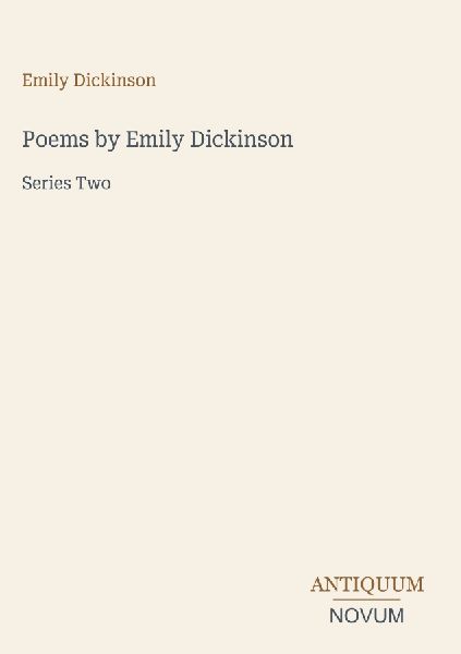 Poems by Emily Dickinson