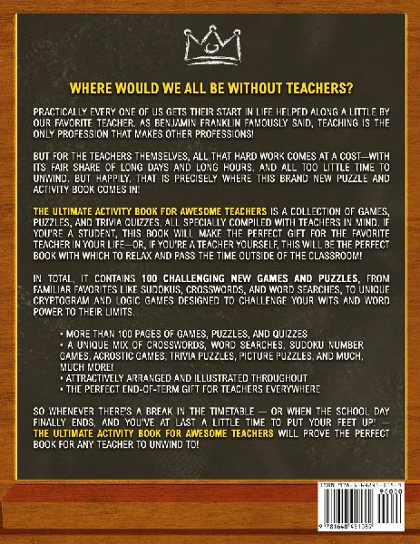 The Ultimate Activity ¿Book for ¿Awesome ¿Teachers