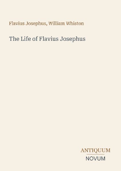 The Life of Flavius Josephus
