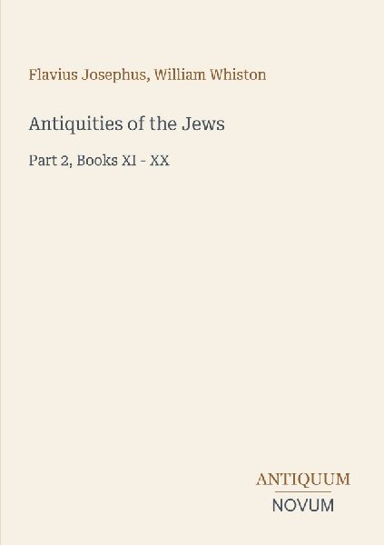 Antiquities of the Jews