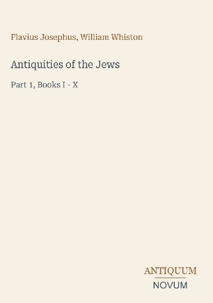 Antiquities of the Jews
