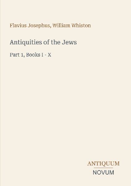 Antiquities of the Jews