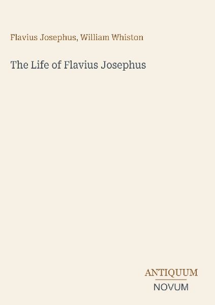 The Life of Flavius Josephus