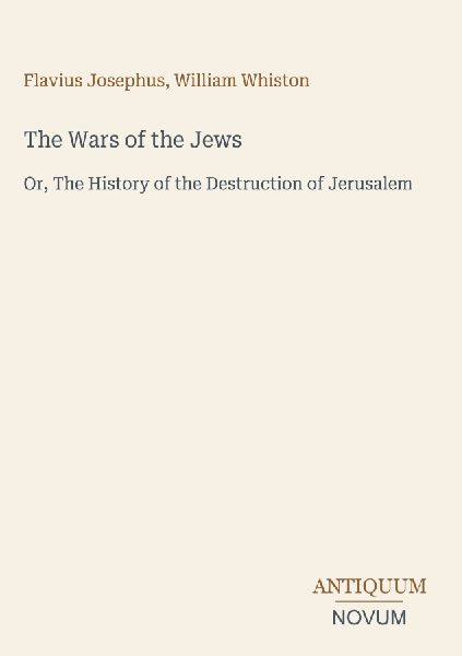 The Wars of the Jews