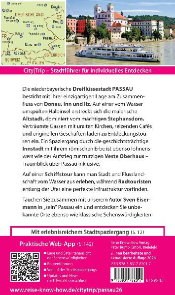 Reise Know-How CityTrip Passau mit Ausflug nach Schärding und Vilshofen