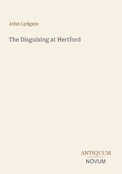 The Disguising at Hertford
