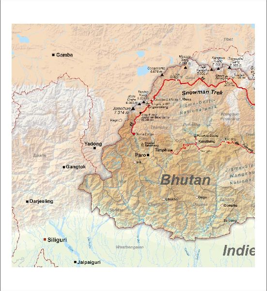 Der Snowman Trek in Bhutan