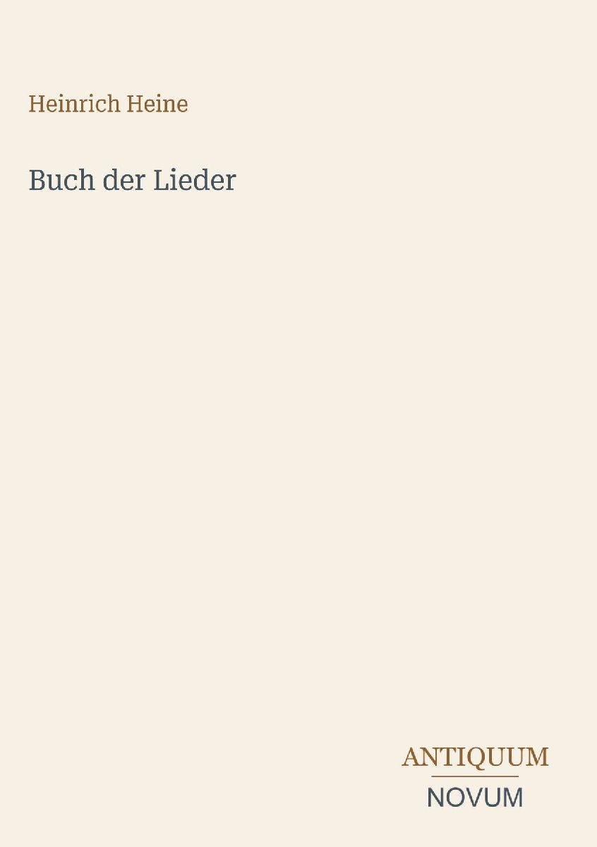 Buch der Lieder