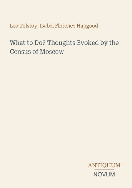 What to Do? Thoughts Evoked by the Census of Moscow