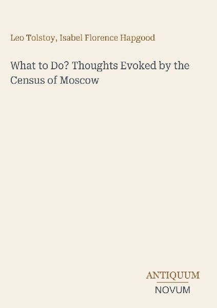 What to Do? Thoughts Evoked by the Census of Moscow