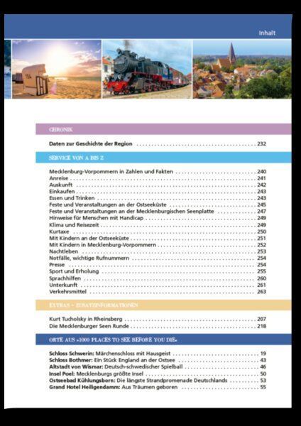 Reiseführer Mecklenburg-Vorpommern. Regioführer inklusive Ebook. Ausflugsziele, Sehenswürdigkeiten, Restaurants & Hotels uvm.