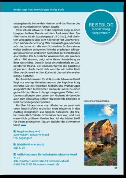 Reiseführer Mecklenburg-Vorpommern. Regioführer inklusive Ebook. Ausflugsziele, Sehenswürdigkeiten, Restaurants & Hotels uvm.