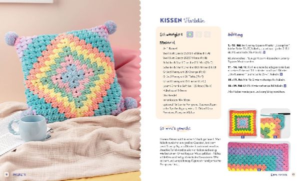 Granny Squares - soft und cosy häkeln mit @elealindadesign