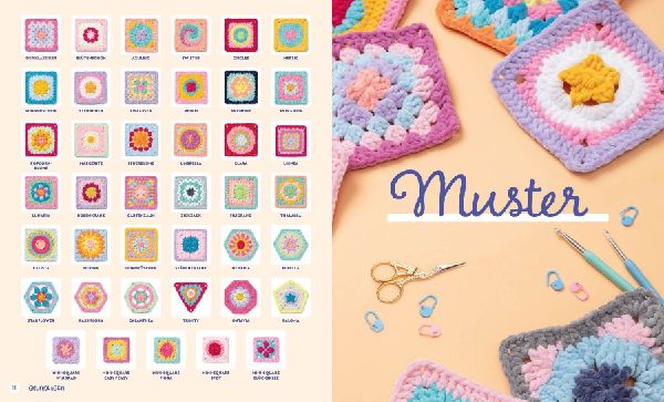 Granny Squares - soft und cosy häkeln mit @elealindadesign