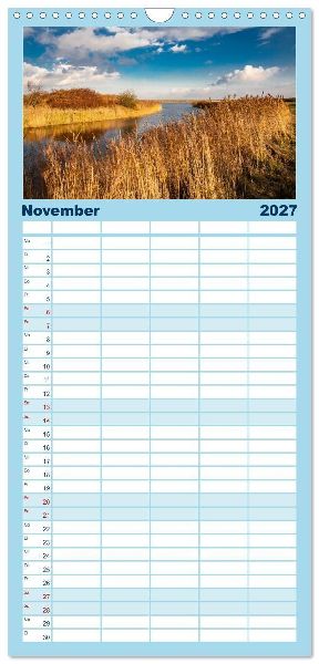 Familienplaner 2027 - Fischerdorf Greetsiel. Bezauberndes Warfendorf der Krummhörn mit 5 Spalten (Wandkalender, 21 x 45 cm) CALVENDO