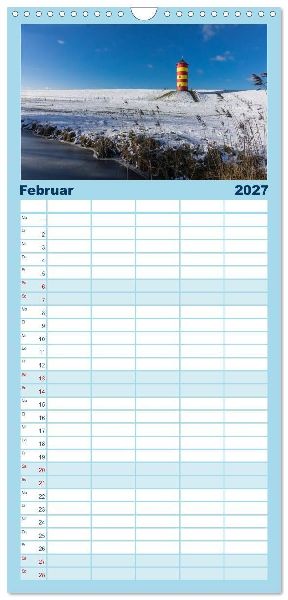 Familienplaner 2027 - Fischerdorf Greetsiel. Bezauberndes Warfendorf der Krummhörn mit 5 Spalten (Wandkalender, 21 x 45 cm) CALVENDO