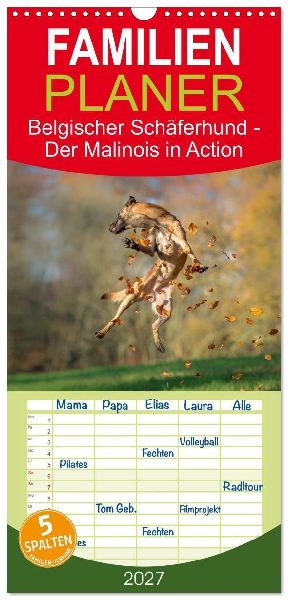 Familienplaner 2027 - Belgischer Schäferhund - Der Malinois i...