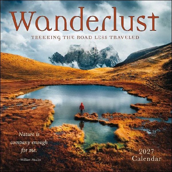 Wanderlust 2027 Wall Calendar