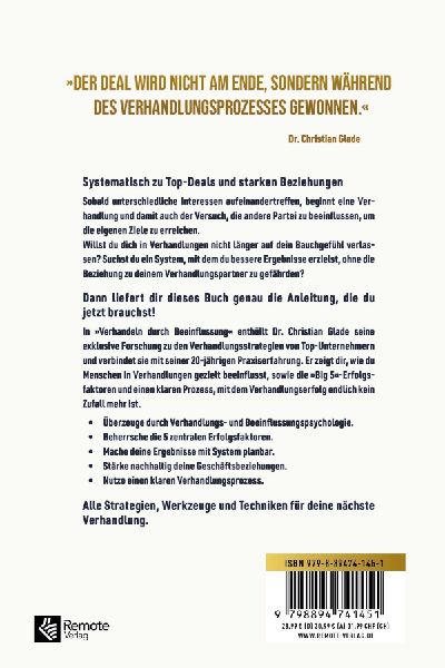 Verhandeln durch Beeinflussung