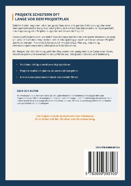 PROJEKTE BEGINNEN VOR DEM PROJEKTPLAN