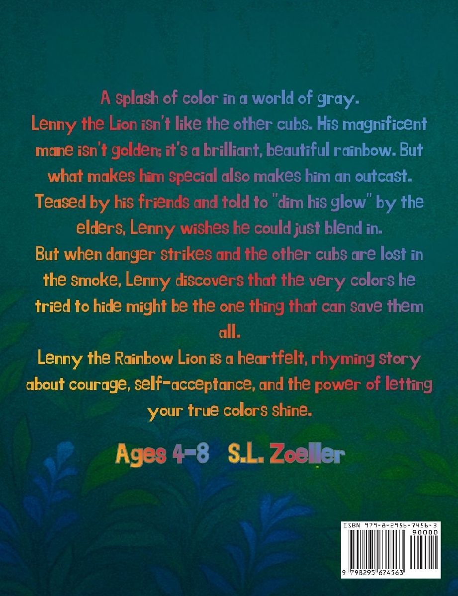 Lenny the Rainbow Lion