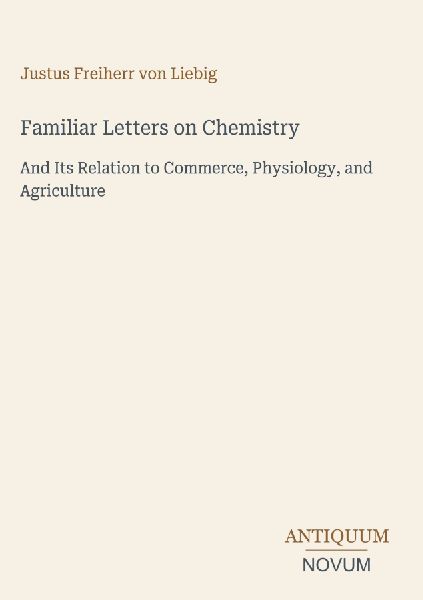 Familiar Letters on Chemistry