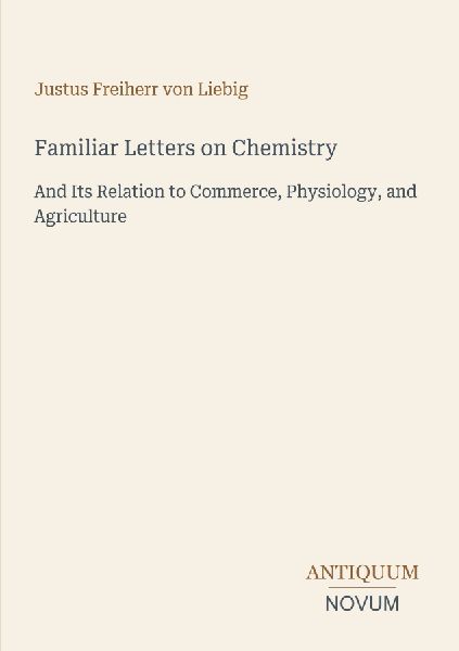 Familiar Letters on Chemistry