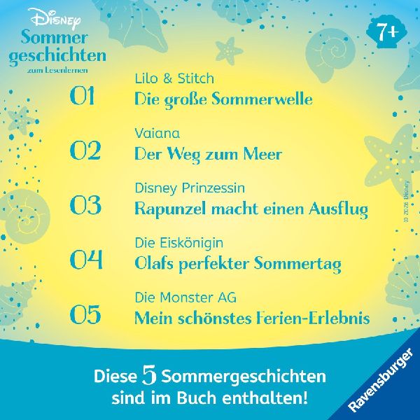 Disney Sommergeschichten - Erstlesebuch ab 7 Jahren zum Lesenlernen